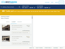 Tablet Screenshot of neworleans.bestparking.com